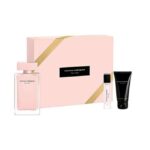 Narciso Rodriguez For Her 100ml Edp with Pursespray and Bodylotion