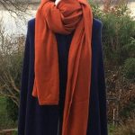 Copy of Cashmere Mega Scarf - Burnt Orange 200x70 Cashmere Accessories