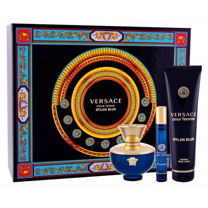Versace Dylan Blue pour Femme 100ml Edp Giftset