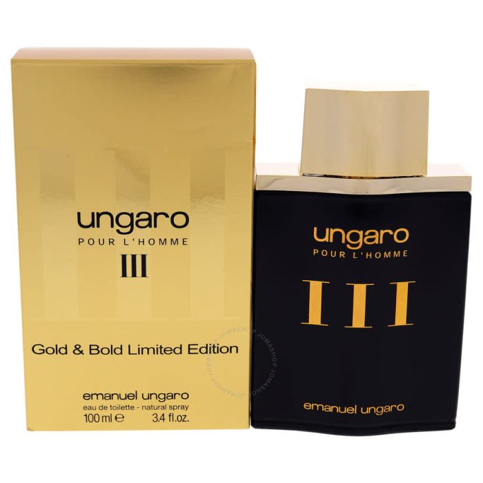 Ungaro Pour L'Homme III Gold & Bold 100ml EDT