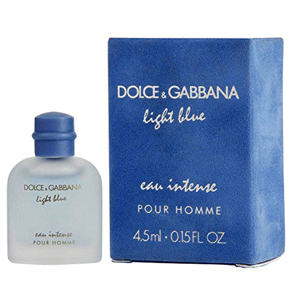 Dolce Gabbana Light Blue Eau Intense for Men 4 5ml Edp Mini
