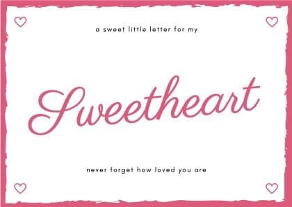 Sweetheart Card Card  My Perfume Shop Card