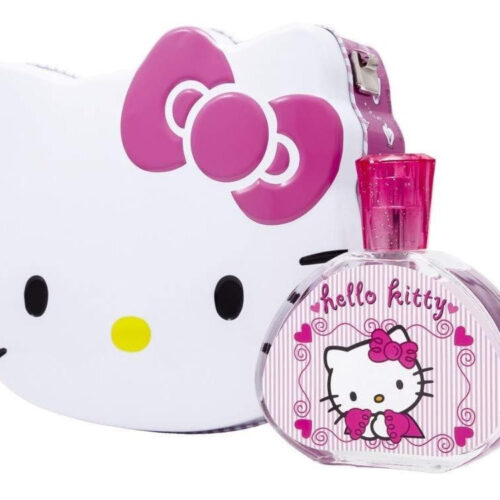 Hello Kitty Edt Gift Set for Girls 100ml Edt & Metal Lunchbox  Hello Kitty For Her