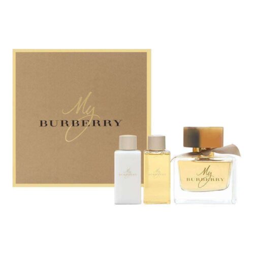 Burberry My Burberry EDP For Her - Giftset 90ml edp & 75ml Bodylotion & 75ml showergel  Burberry Giftset For Her