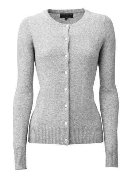 Cashmere Cardigan - White Grey   My Perfume Shop Scarves & Shawls