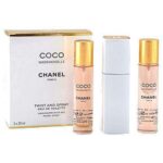 Chanel Coco Mademoiselle EDT 3 X20ml Pursespray 3 x 20ml edt purse spray Chanel For Her