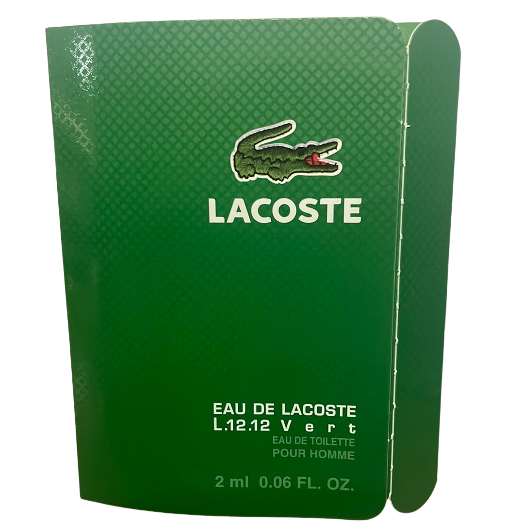 Lacoste L.12.12. Vert 2ml EDT Sample Vial | My Perfume Shop