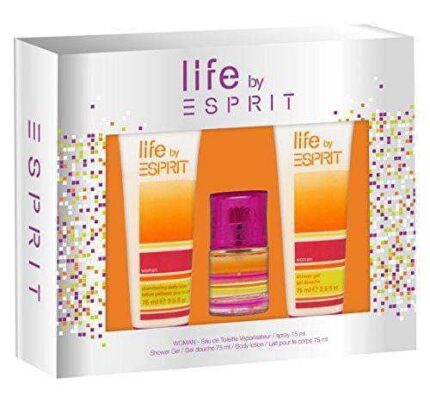 Esprit Life By Esprit 15ml edt, 75ml bodylotion and 75ml showergel  Esprit Giftset For Her