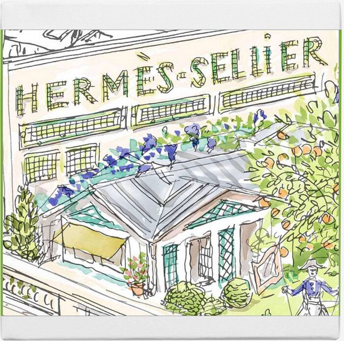 Hermes La Collection des Parfume-Jardins Perfumed Soaps 3 x 100g fragranced soaps  Hermes For Her