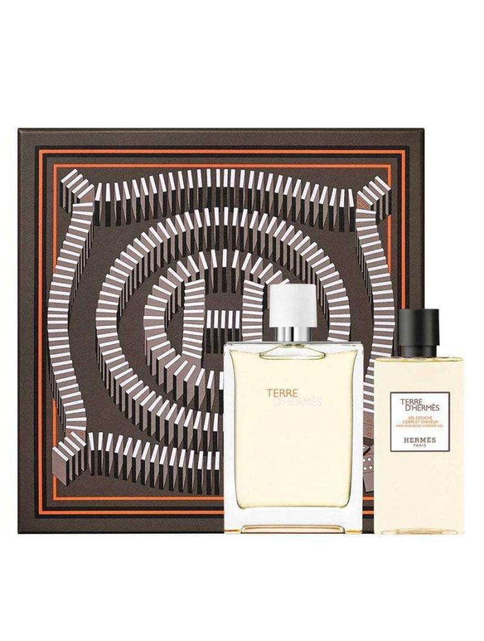 Hermes Terre Eau Tres Fraiche Giftset 125ml Edt & 80ml Shower gel  Hermes For Him