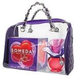 Justin Bieber Someday Purple Quilted Satchel
