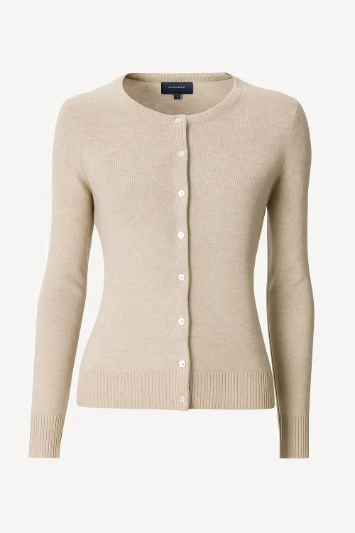 Cashmere Cardigan - Beige