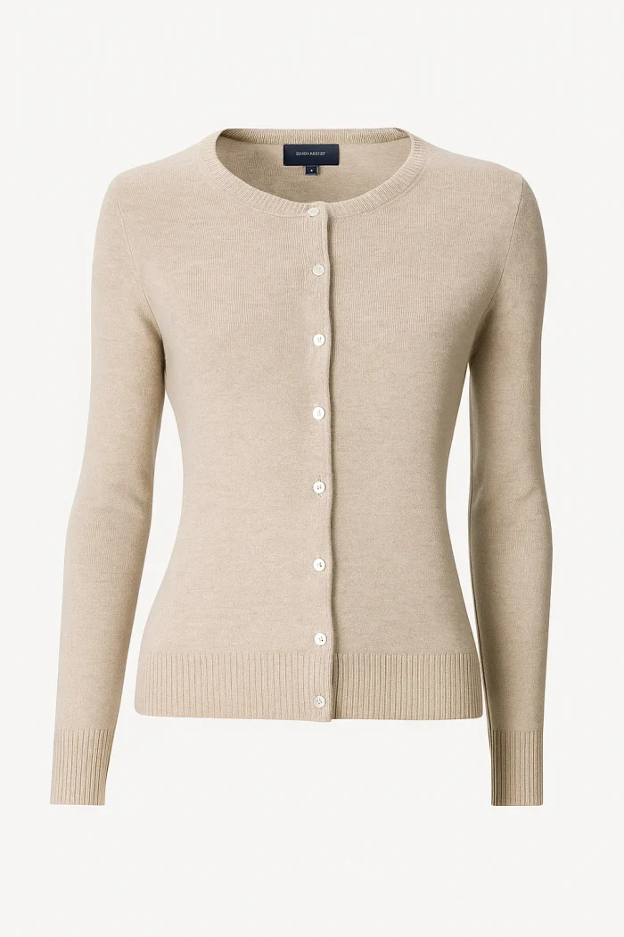 Cashmere Cardigan - Beige