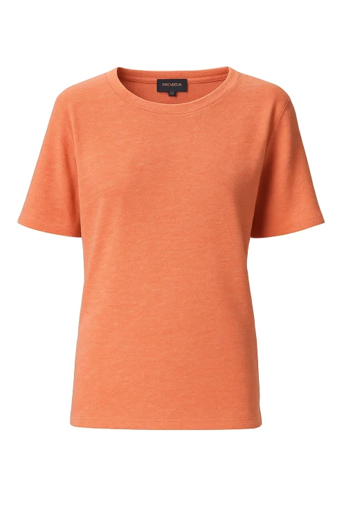 Cashmere Tee - Papaya