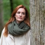 Cashmere Mega Scarf - Green Cashmere Accessories
