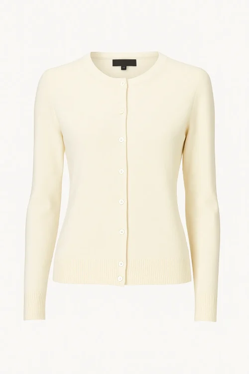 Cashmere Cardigan - Creme