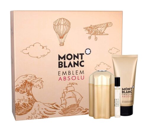 Mont Blanc Emblem Absolu 100ml Edt - Giftset 100ml edt, mini and Showergel Mont Blanc For Him