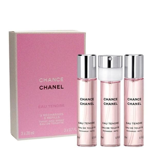 Chanel Chance eau Tendre Edt 3 x20ml refil pack - My Perfume Shop