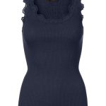 Rosemunde Lace Top in Silk - Blue S Rosemunde Clothing