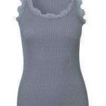 Rosemunde Lace Top In Silk - Soft Blue S Rosemunde Clothing