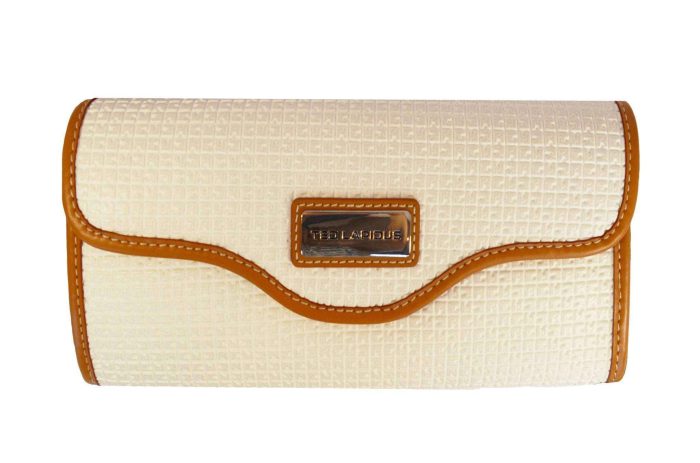 Ted Lapidus Blanc Clutch   Ted Lapidus Accessories