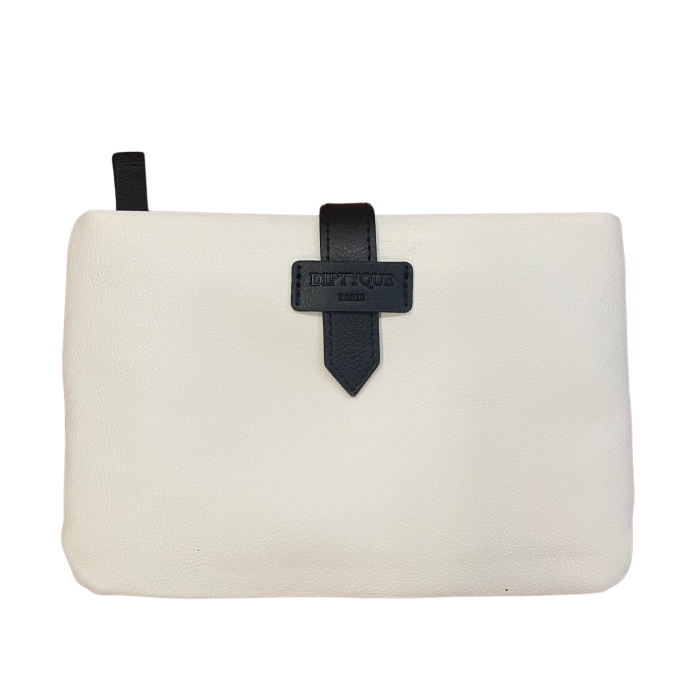 Diptyque Toiletry Bag with zip  - White - Image 2
